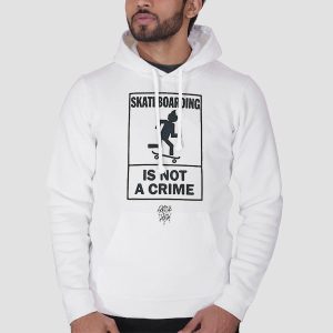 Skateboarding Crime Art Graphic Shirt Cheap 3