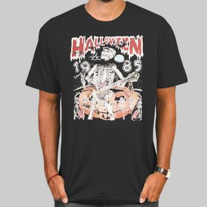 Skeleton 1985 Vintage Halloween Shirts Cheap