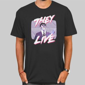 Skeleton They Live Shirt Cheap