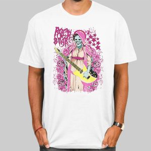 Skeleton Zombie Halloween Guitarist Shirt Cheap