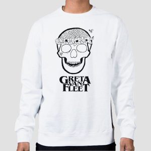 Skull Flowers Greta Van Fleet T Shirt Cheap