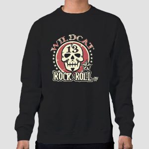 Skull Wildcat Rock N Roll T Shirt Cheap