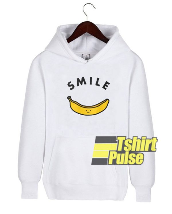 Smile Banana hooded sweatshirt clothing unisex hoodie