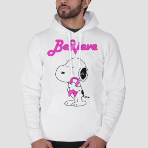 Snoopy Breast Cancer Pink Awareness Shirt Cheap 3