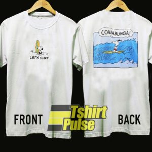 Snoopy Lets Surf Cowabunga t-shirt limited