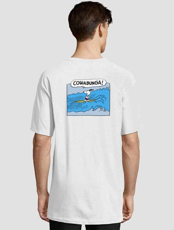 Snoopy Lets Surf Cowabunga t-shirt limited