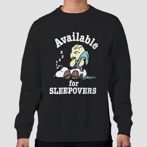 Snoopy Tired Available Foe Sleepovers Shirt Cheap