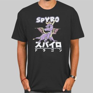 Spyro the Dragon Kanji Japan Shirt Cheap