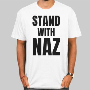 Stand With Naz Quote Hockey Shirt Cheap