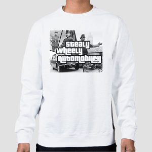 Stealy Wheely Automobiley Shirt Cheap