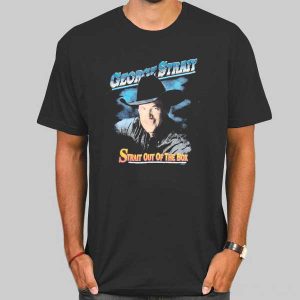 Strait out of the Box Vintage George Strait Shirt Cheap