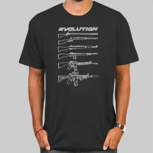 Streetspeed717 Merch Rifle Gun Evolution Shirt Cheap 4