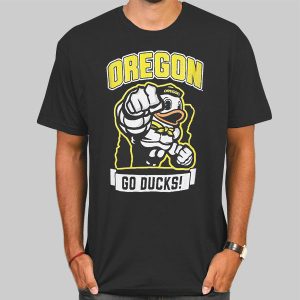 Strong Mascot Oregon Ducks T Shirt Cheap