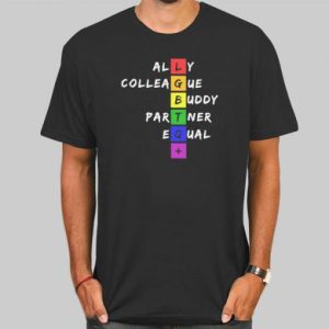 Subtle Pride Merch Ally LGBT Shirt Cheap 4