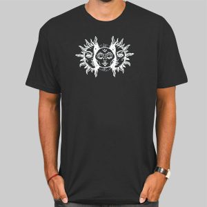 Sun and Moon Solar Eclipse T Shirts Cheap