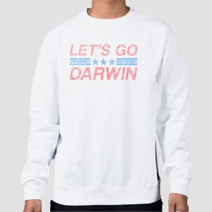 Support for Lets Go Darwin Shirt Cheap