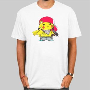 Swag Pikachu With Gun Shirt Cheap 4