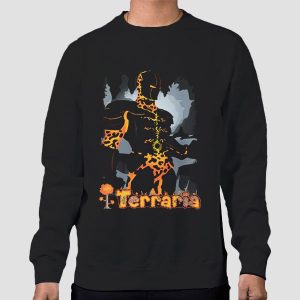 Terraria Logo Molten Armor Shirt Cheap