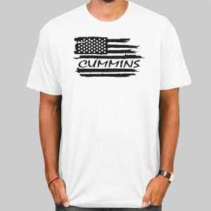 The American Flag Cummins T Shirt Cheap