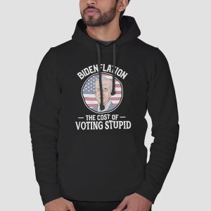 The Cost of Voting Stupid Bidenflation Shirt Cheap 3