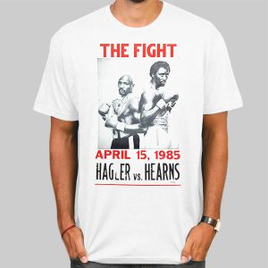 The Fight 1985 Marvin Hagler T Shirt Cheap