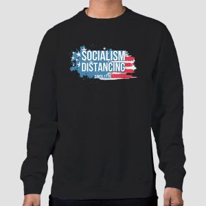 The Flag Socialism Distancing T Shirt Cheap