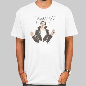 The Fonz Vintage Fonzie T Shirt Cheap