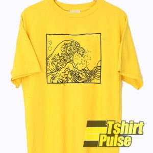 The Great Wave off Kanagawa t shirt for men and women tshirt 3