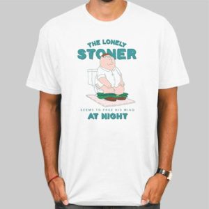 The Lonely Stoner Seems to Free His Mind T Shirt Cheap 4