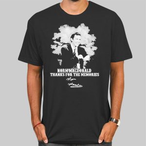 The Memories Signatures Norm Macdonald Shirt Cheap