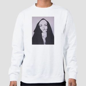 The Nun Middle Finger Shirt Cheap