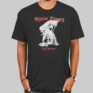 The Reaper Vintage Grave Digger Shirt Cheap 4