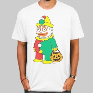 The Simpson Halloween Parody Clown Shirt Cheap 4