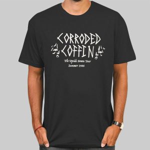 The Upside Down Tour Summer Corroded Coffin Shirt Cheap