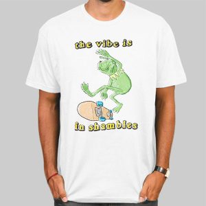 The Vibe Is Frog Vibe in Shambles T Shirt Cheap