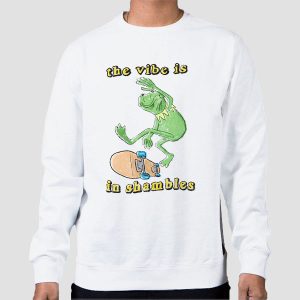 The Vibe Is Frog Vibe in Shambles T Shirt Cheap