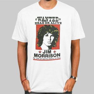 The Wanted Legend Jim Morrison T Shirt Cheap