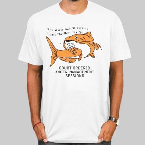 The Worst Day of Fishing Beats Quote Shirt Cheap