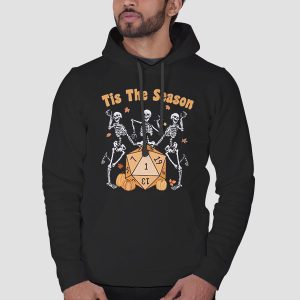 Tis the Season Skeleton Halloween Dnd Shirt Cheap 3