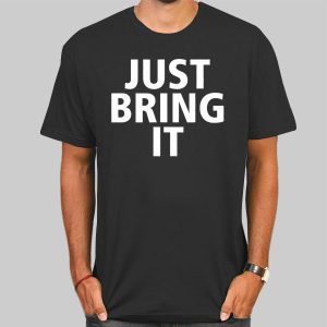 Toddler Black Just Bring It the Rock Shirt Cheap