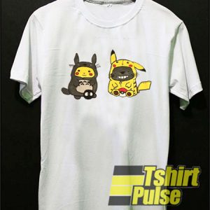 Totoro Pikachu Ghibli Pokemon t-shirt for men and women tshirt