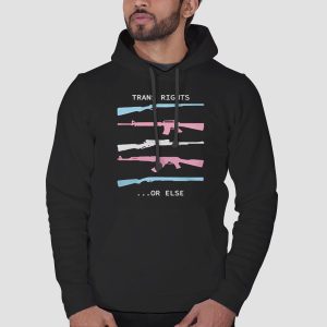 Trans Right or Else Trans Gun Shirt Cheap 3