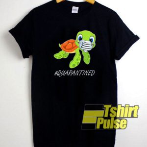 Turtle Quarantined t-shirt for men and women tshirt