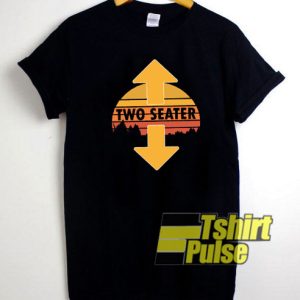 Two Seater Arrow Retro t-shirt for men and women tshirt