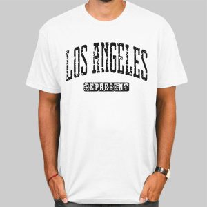 Typography Los Angeles Represent Merch Shirt Cheap