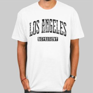 Typography Los Angeles Represent Merch Shirt Cheap 4