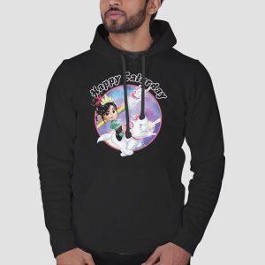 Vanellope Rainbow Galaxy Caturday Sweatshirt Cheap