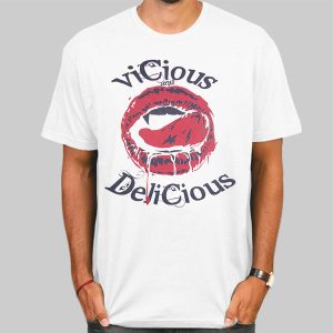 Vicious and Delicious Sexy Lips Shirt Cheap