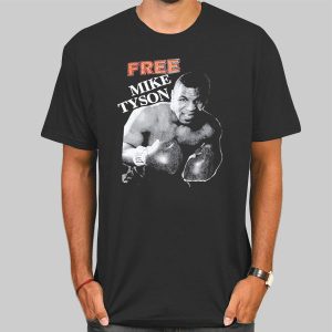 Vintage 1995s Free Mike Tyson Shirt Cheap