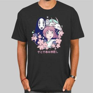 Vintage 90s Anime Spirited Away Tshirt Cheap